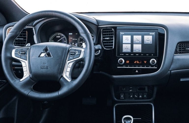 interior dashboard of the 2022 Mitsubishi Outlander