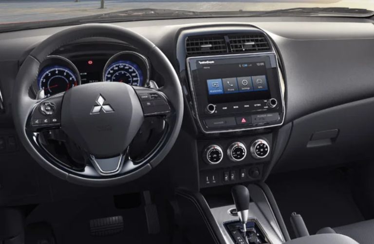 Cockpit view of the 2023 Mitsubishi RVR