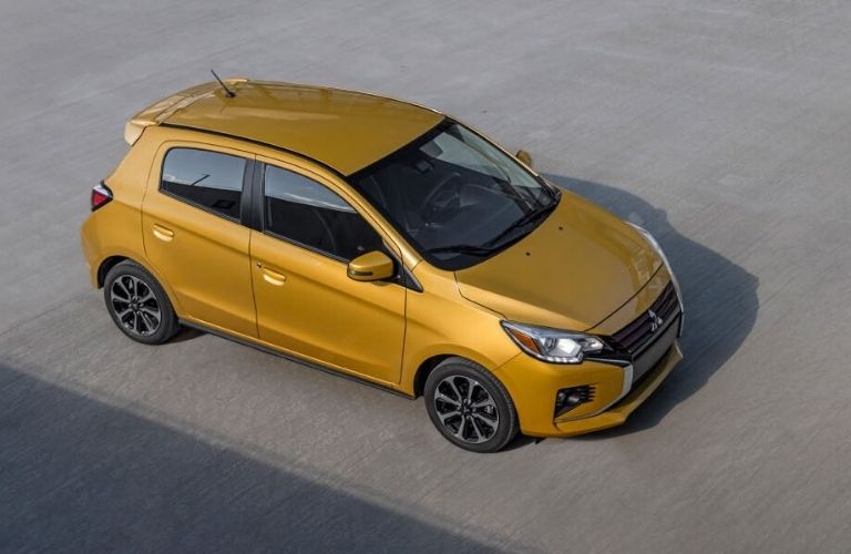 Sand yellow metallic 2022 Mitsubishi Mirage